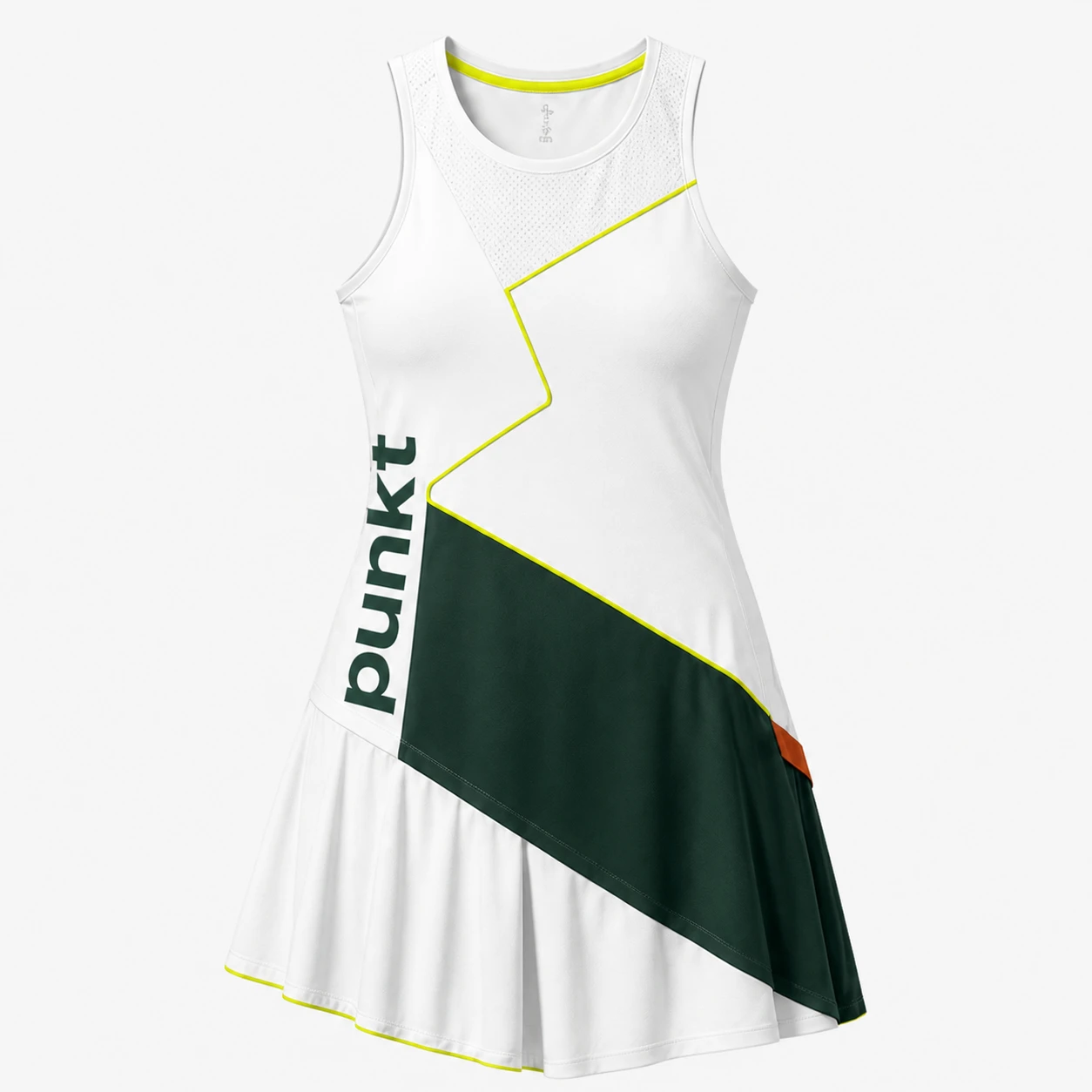 Point Cut Match Dress